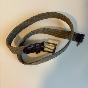 Men's Tan Woven Belt